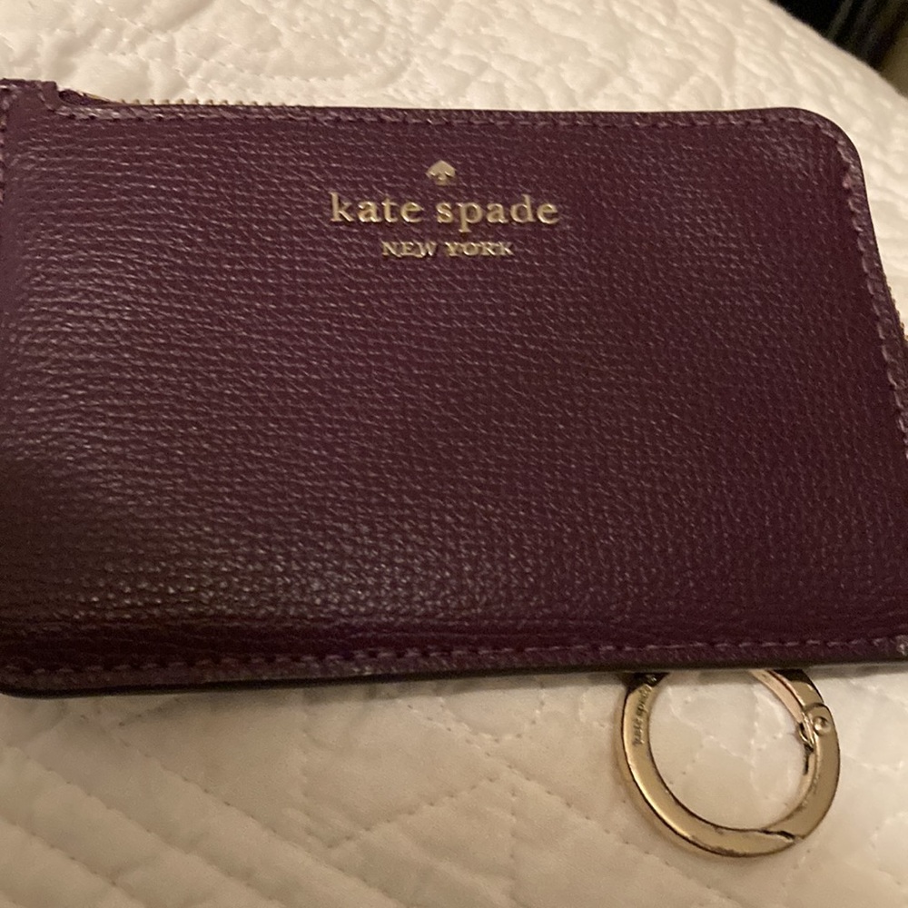 Plum Kate Spade wristlet